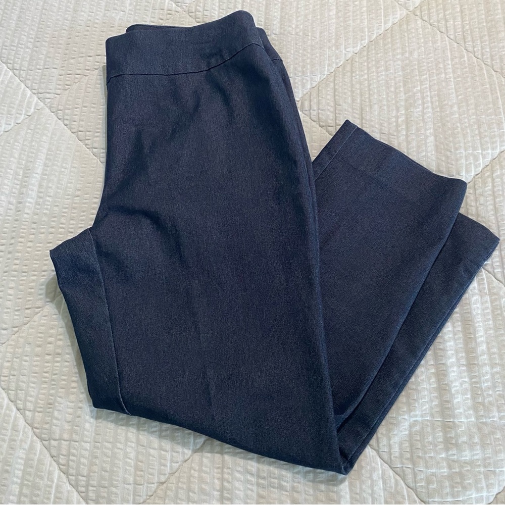 Chico’s So Slimming Cropped Dark Denim Stretch Pull-On Pants Size .5 S/6 - Picture 11 of 11